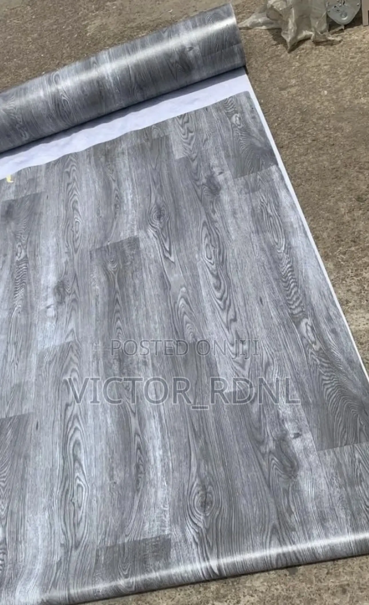 Grey Vinyl Rubber Carpet