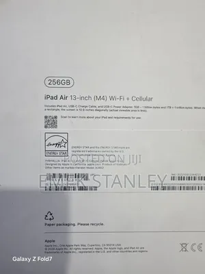 New Apple iPad Air 13 (2025) 256 GB Gray