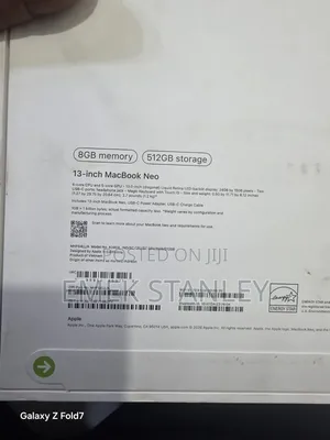 New Laptop Apple MacBook Neo 2026 8GB SSD 512GB