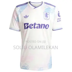 Adidas Aston Villa 2025/26 Latest Third Kit Jersey