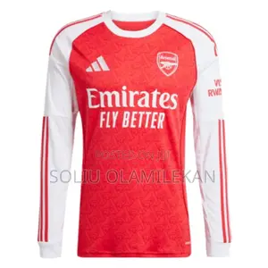 Adidas Arsenal Long Sleeve 2025/2026 Home Jersey