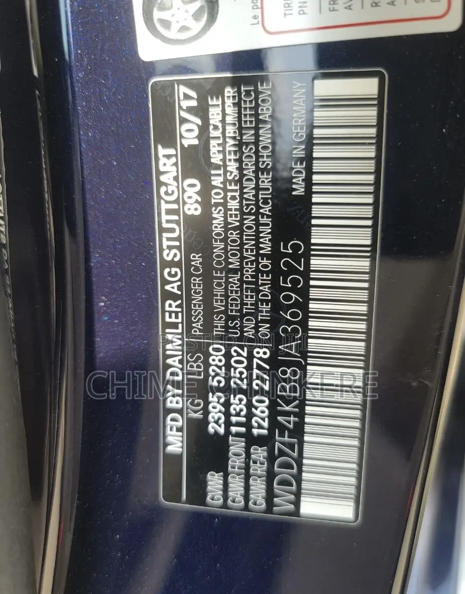 Mercedes-Benz E300 2018 Blue