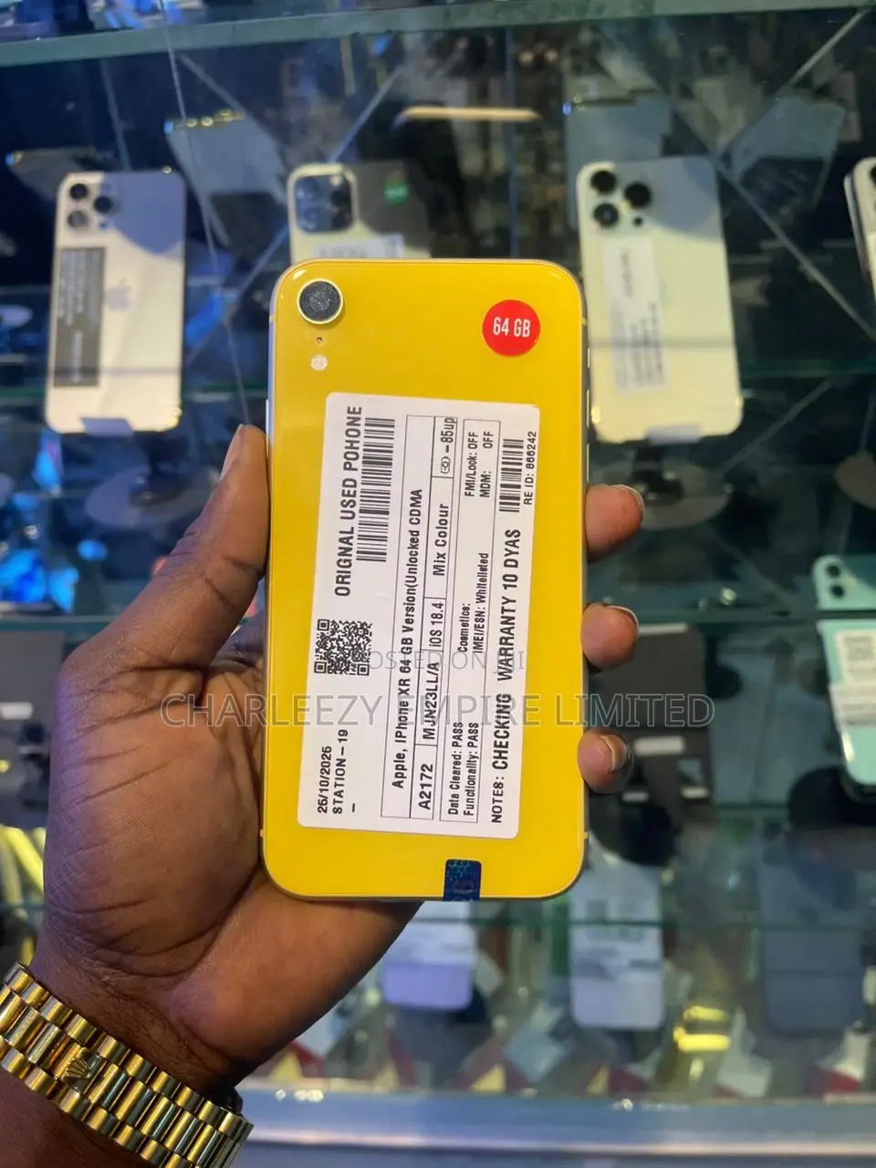 Apple iPhone XR 64 GB Yellow