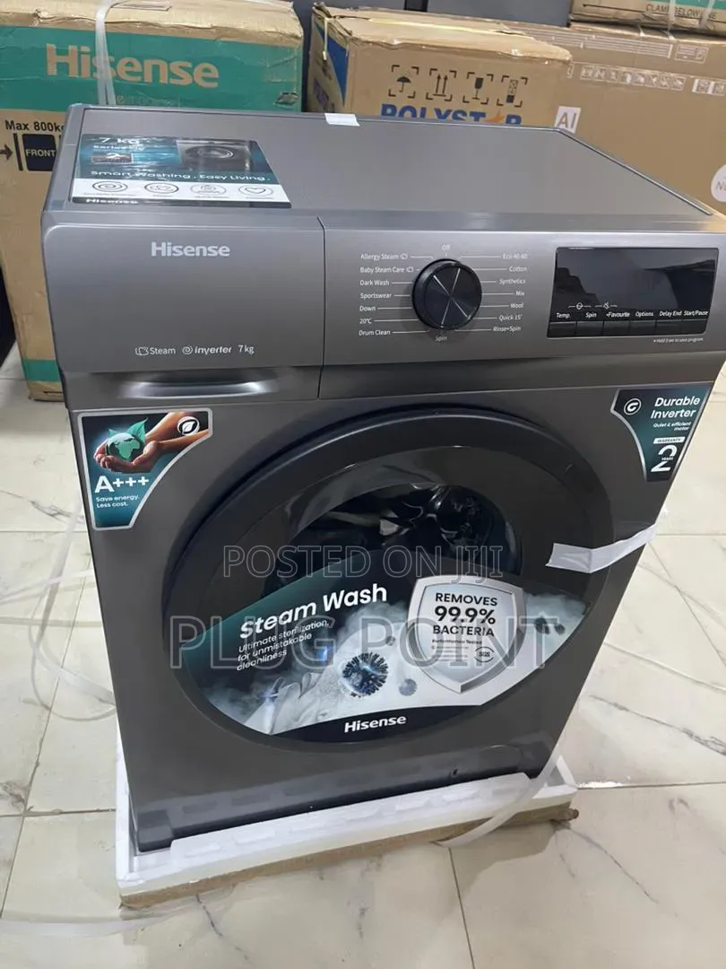 Hisense 7kg Laundry Machine – Front Load Washer With Smart Features
