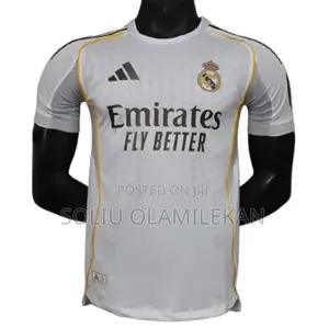 Adidas Real Madrid Player Grade 2025/2026 Home Jersey