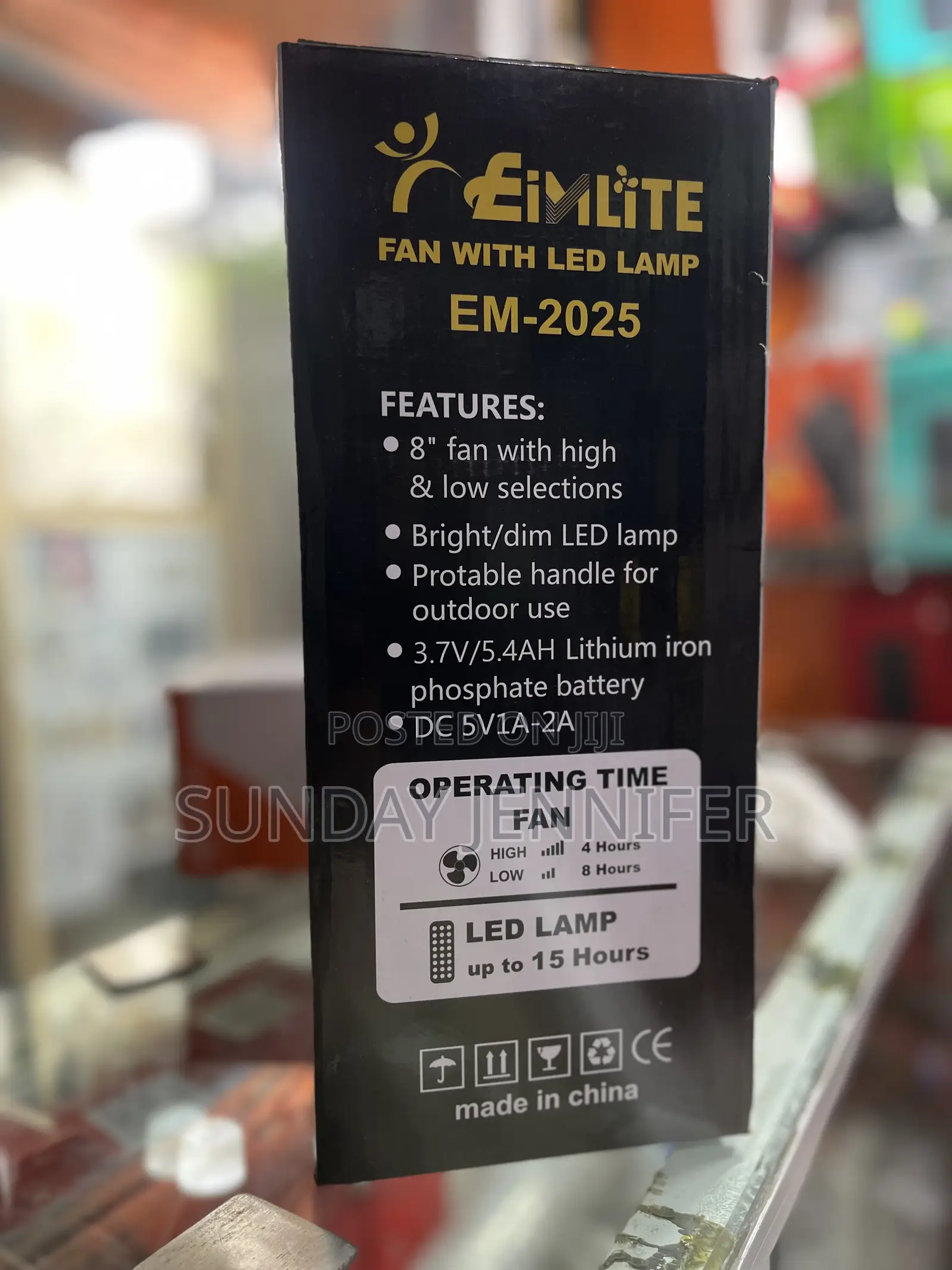 Rechargeable Desktops Fan