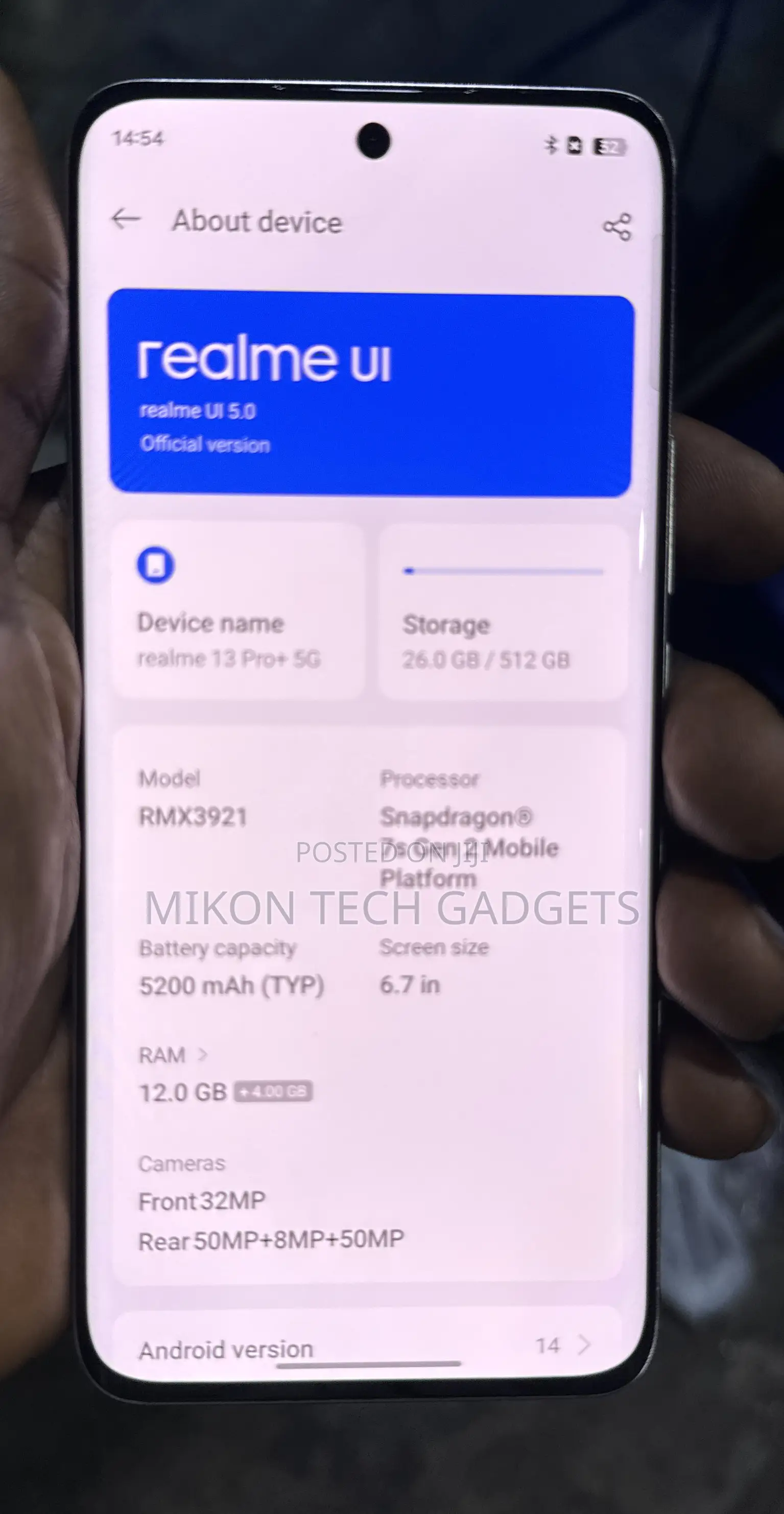 Realme 13 Pro+ 5G 512 GB Blue