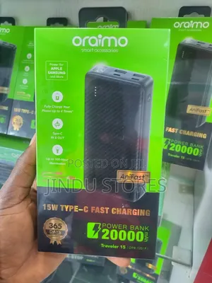 Original Oraimo 15w 20000mah Power Bank