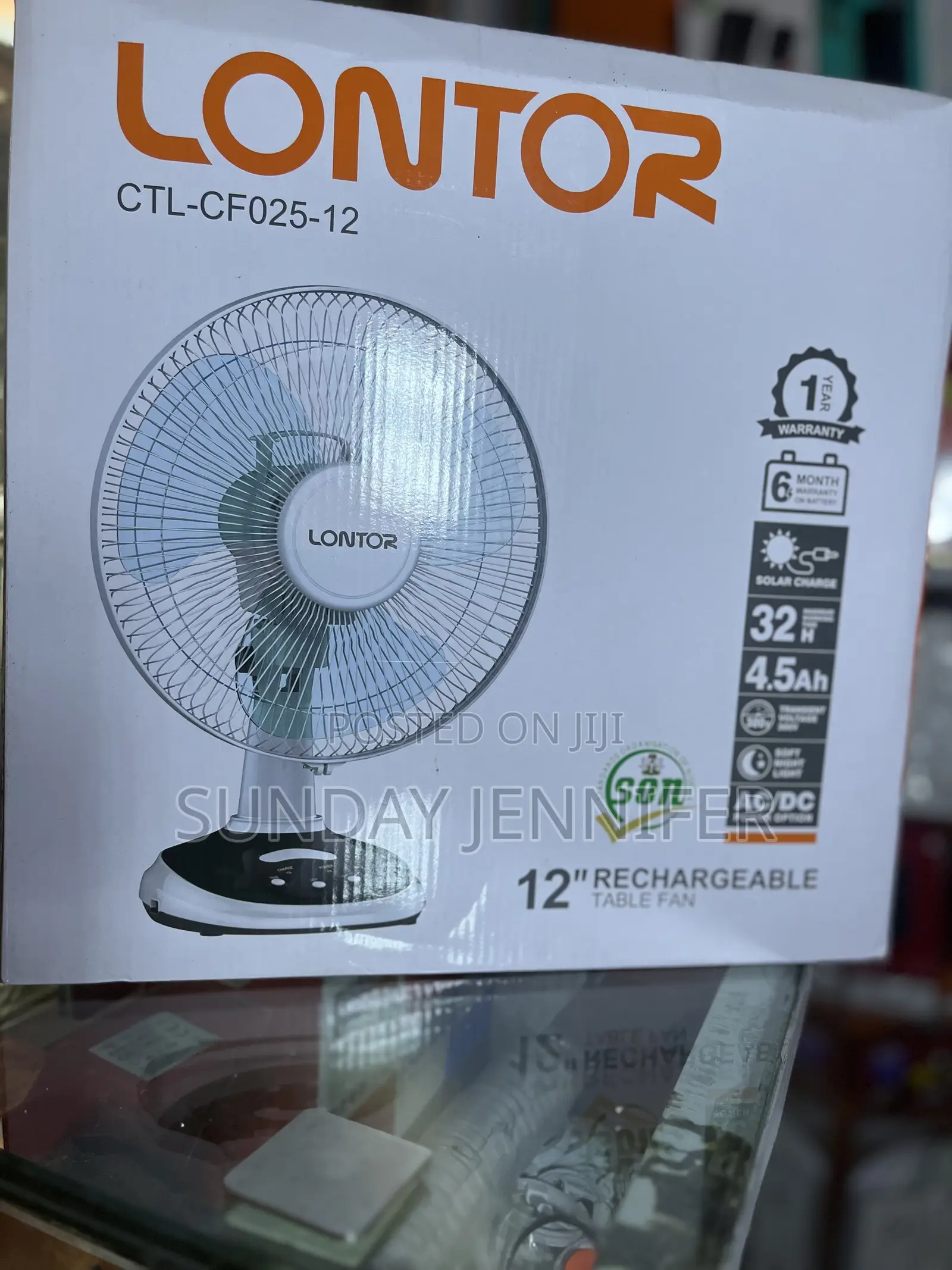 Rechargeable Fan