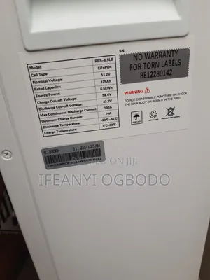 Hyper Lithium Ion Battery 6.5kwh 51.2v