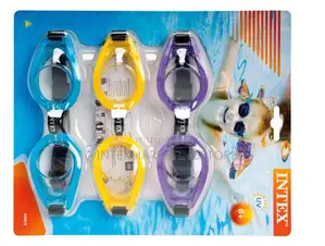 Intex Swimming Googles Pads Pack Of 3 (Age 8 – 10)
