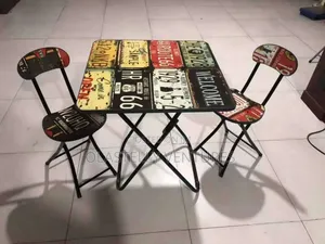 Reading Table and Chair, With 2 Chairs Ho