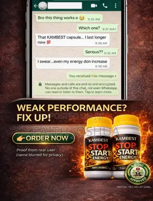 The Original Kambest Stop Start Energy Capsule
