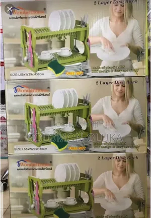 2layer Plastic Dish Rack