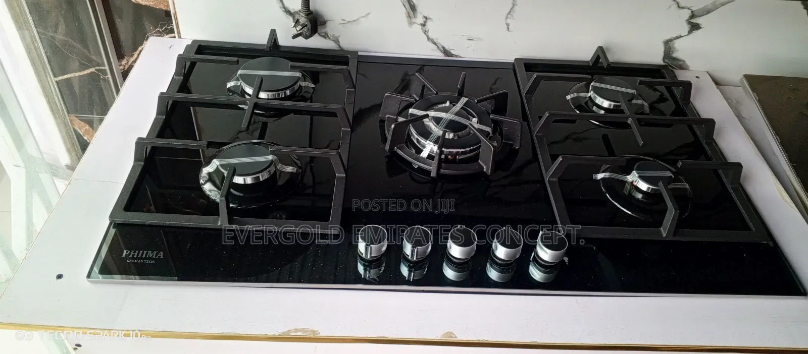5 Burner Gas Cooker With Automatic Ignition