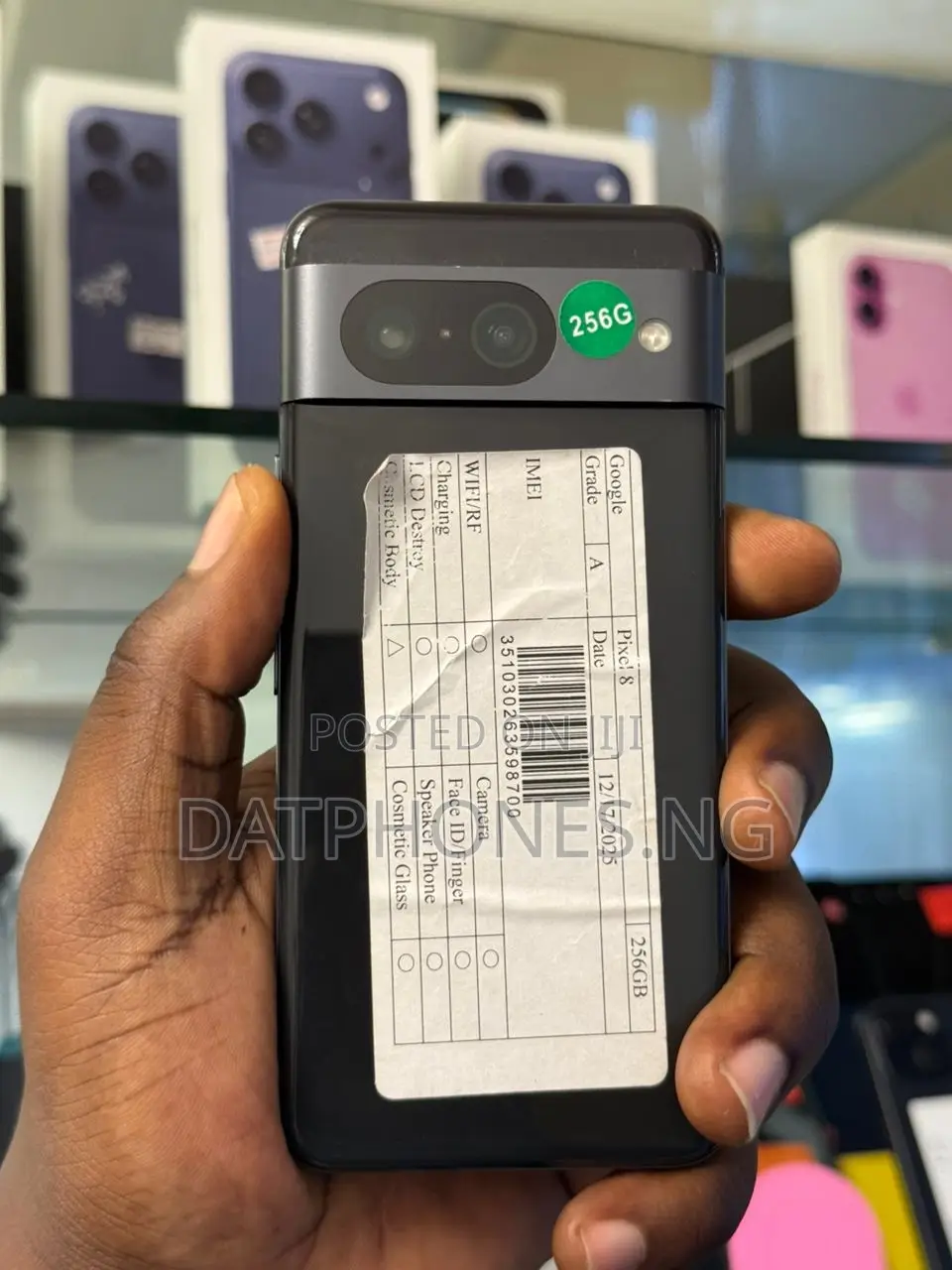 Google Pixel 8 256 GB Black