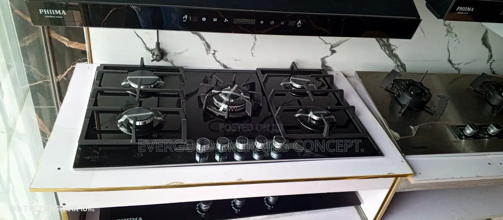 5 Burner Gas Cooker With Automatic Ignition