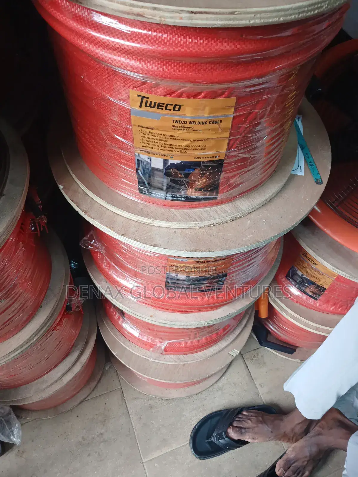 Tweco Welding Cable 100% Copper (All Sizes Available)