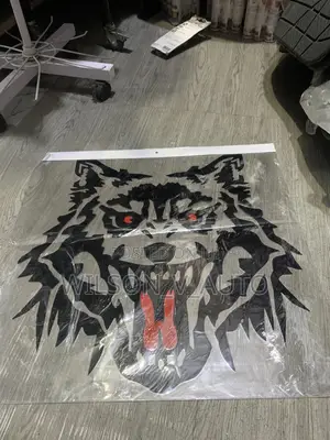 Angry Wolf Head Car Decal – Large Vinyl Graphic Sticker