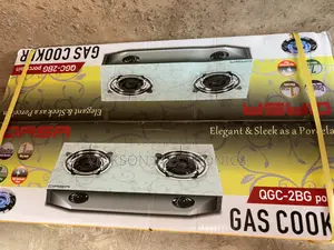 Qasa 2burner Gas Cooker Glass Top High Quality