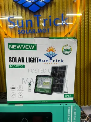 Suntrick Newvew 500w Solar Flood Light With Panel