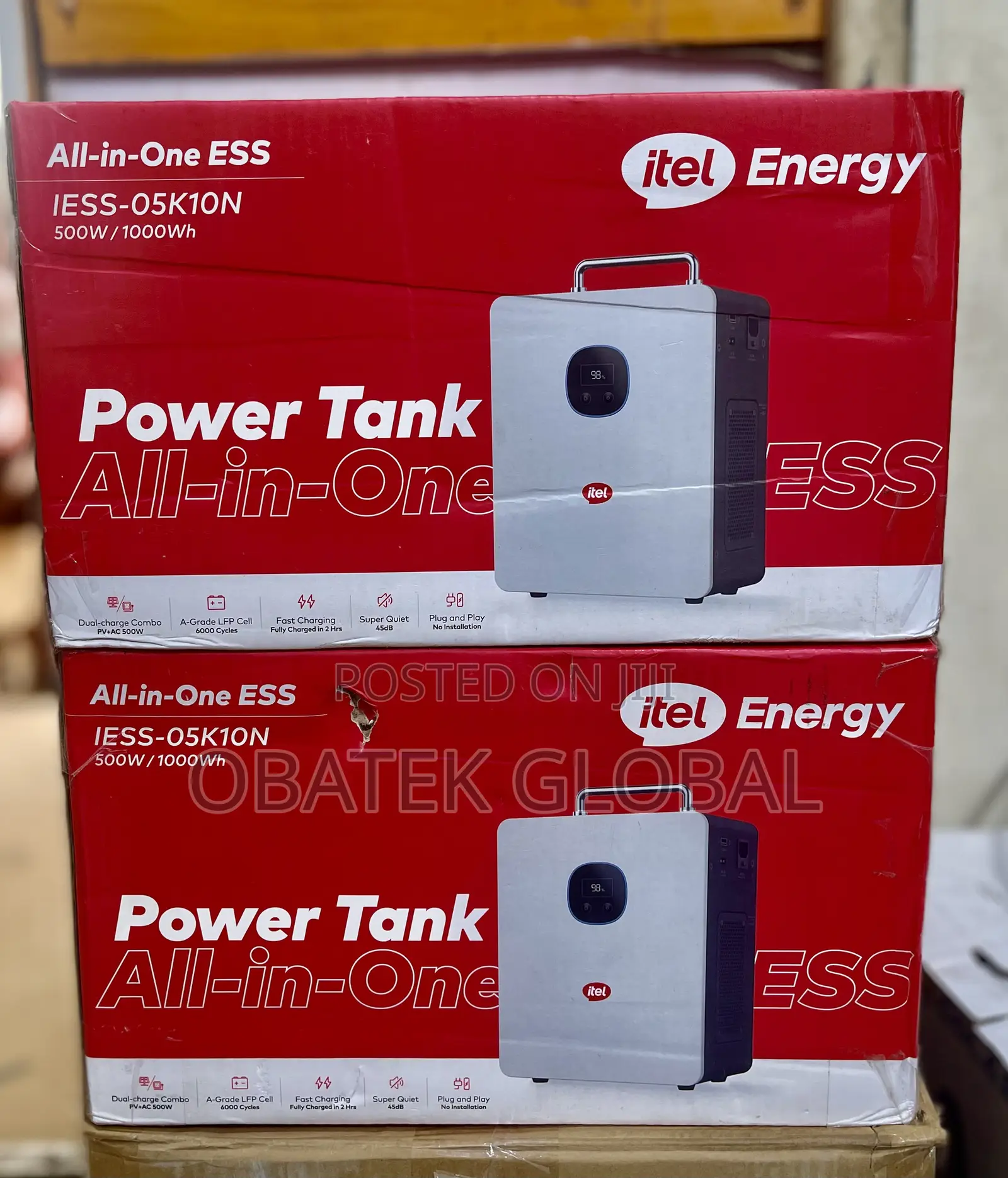 1000wh Itel Power Tank Solar Generator