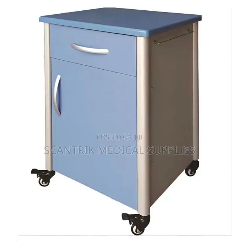 Bedside Cabinet With Double Storage Compartments