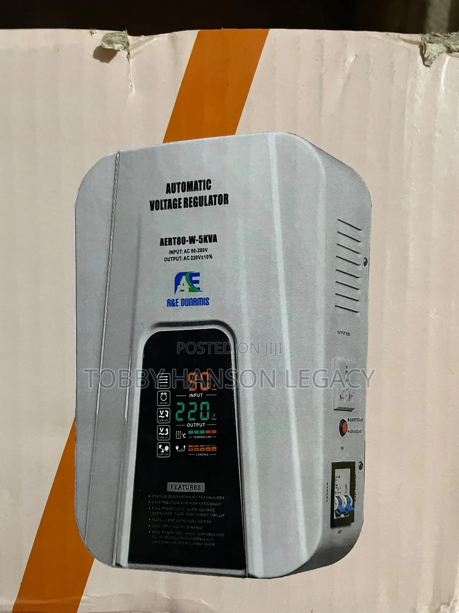 A E Dunamis 5kva Automatic Voltage Stabilizers ( Aert80-W-5kva)