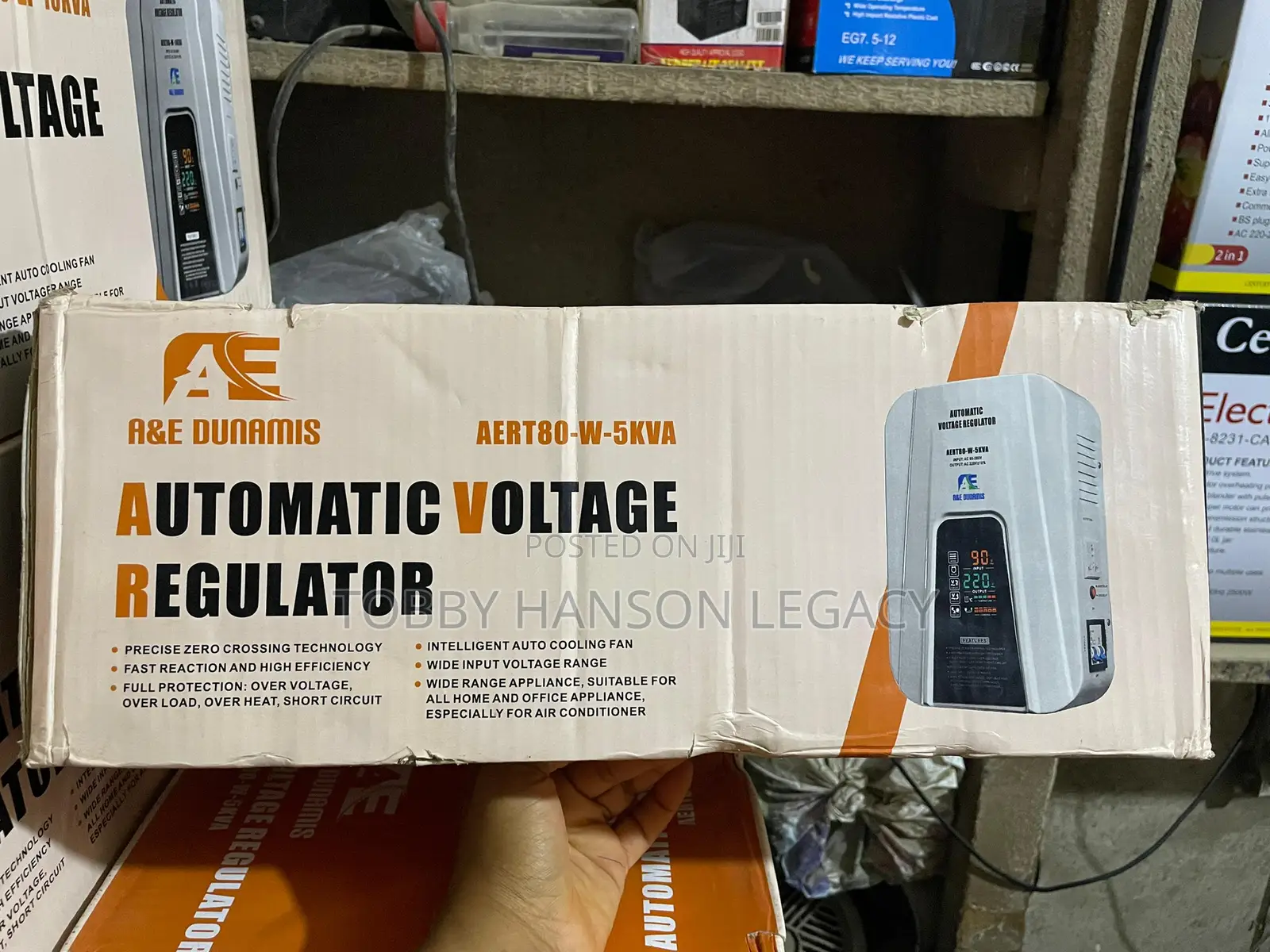 A E Dunamis 5kva Automatic Voltage Stabilizers ( Aert80-W-5kva)