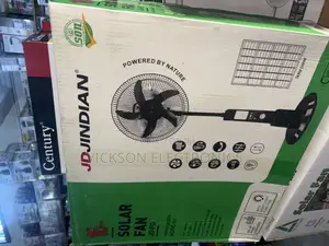 16” Solar Rechargeable Fan With Solar Panel
