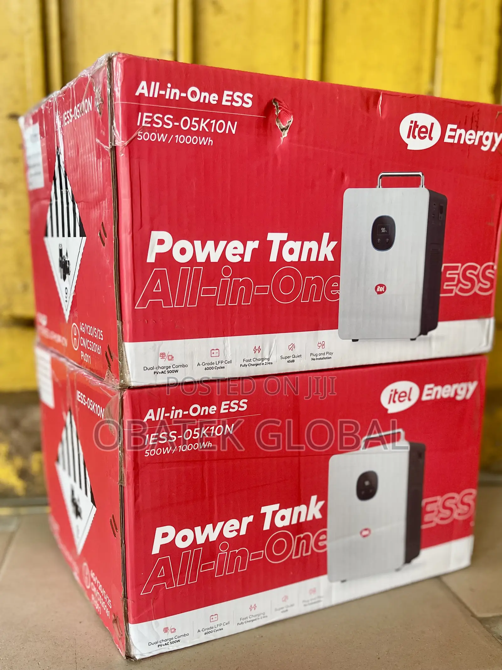 1000wh Itel Power Tank Solar Generator