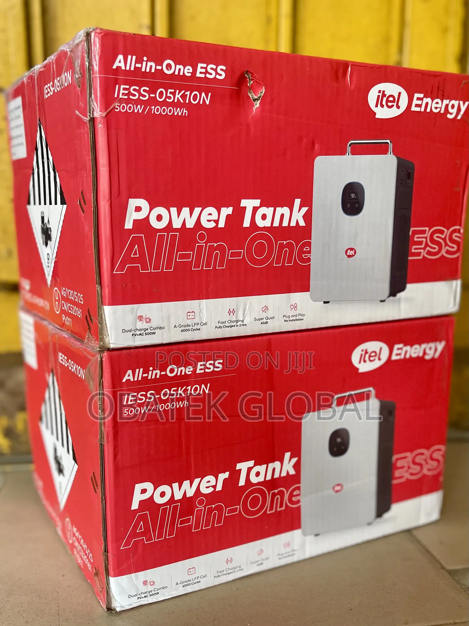 1000wh Itel Power Tank Solar Generator