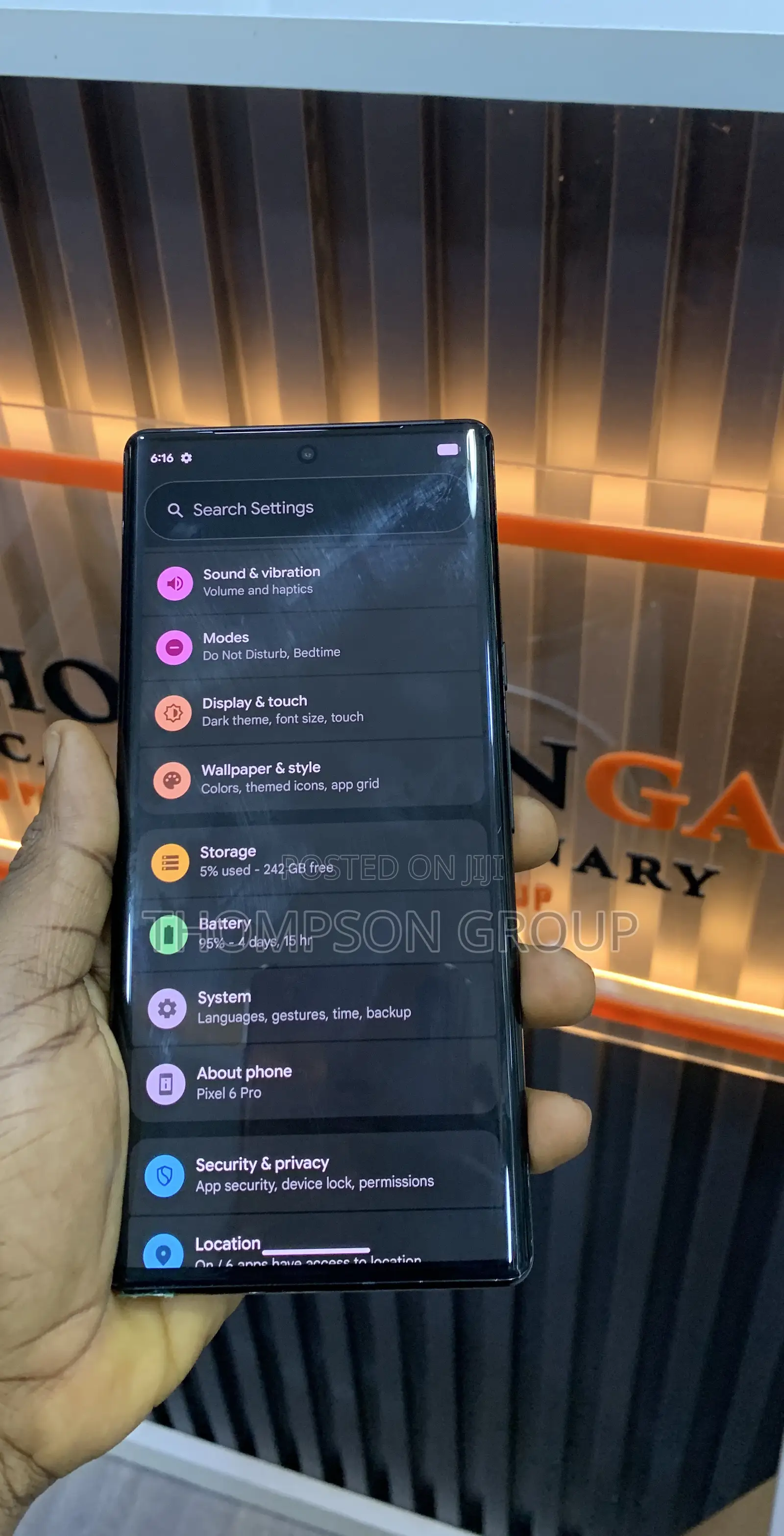 Google Pixel 6 Pro 256 GB Black