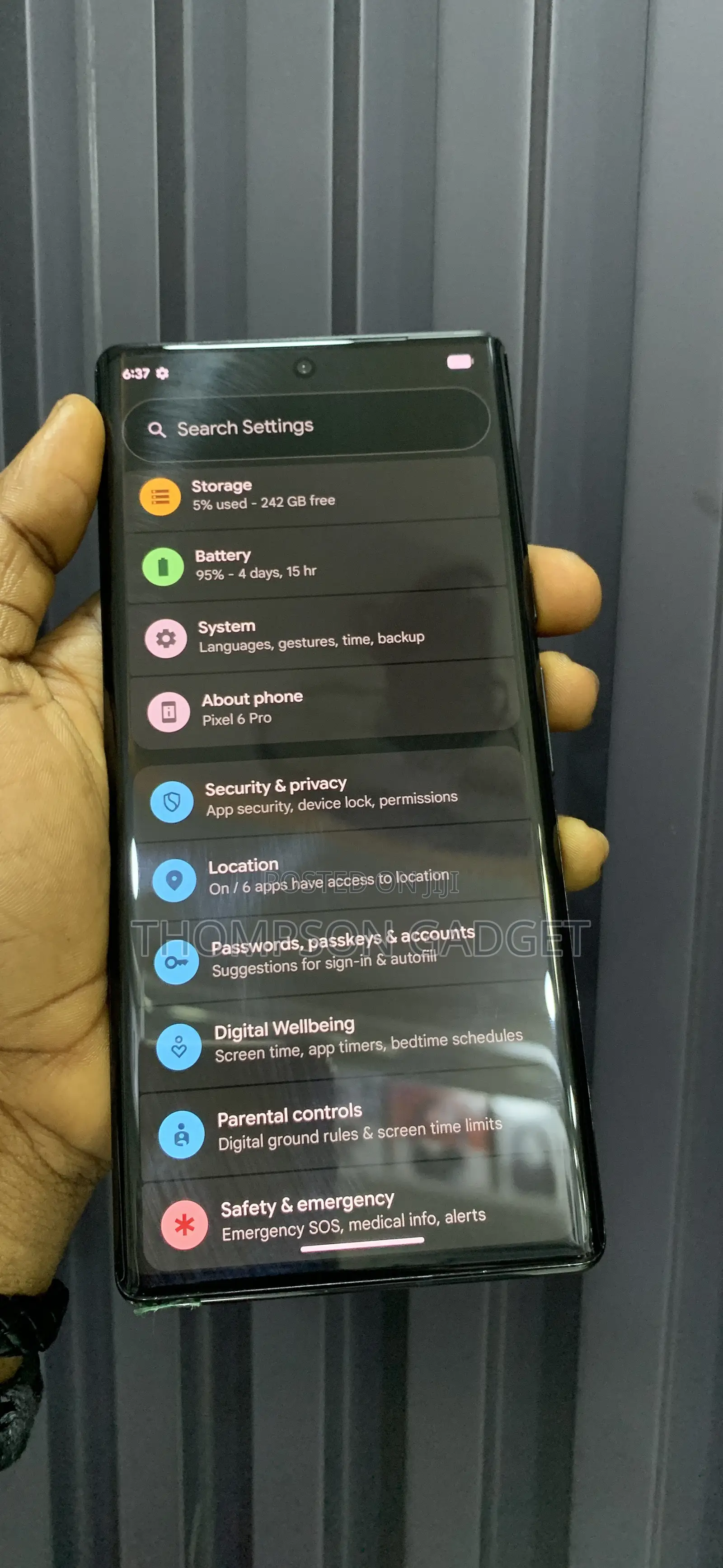 Google Pixel 6 Pro 256 GB Black