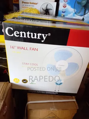 Century Rechargeable Wall Fan 16 Inches