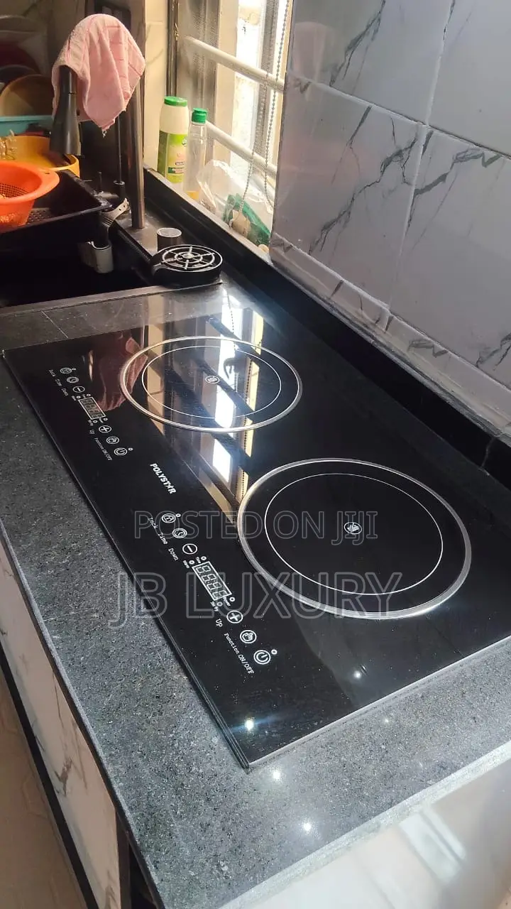 Polystar 2 Burner Infared Cooker Inbuilt