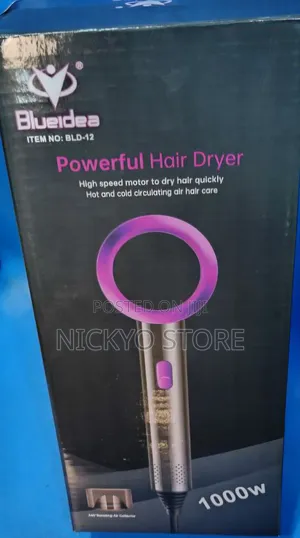 Powerful Hair Dryer – 1000w (Bleidea Bld-12)