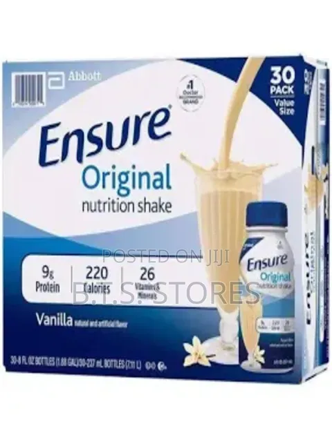Ensure Plus Vanilla Nutrition Shake With Fiber | 8 Fl Oz - 24 Pack