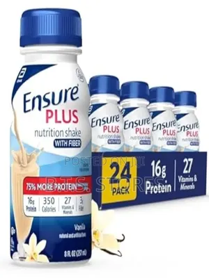 Ensure Plus Vanilla Nutrition Shake With Fiber | 8 Fl Oz - 24 Pack