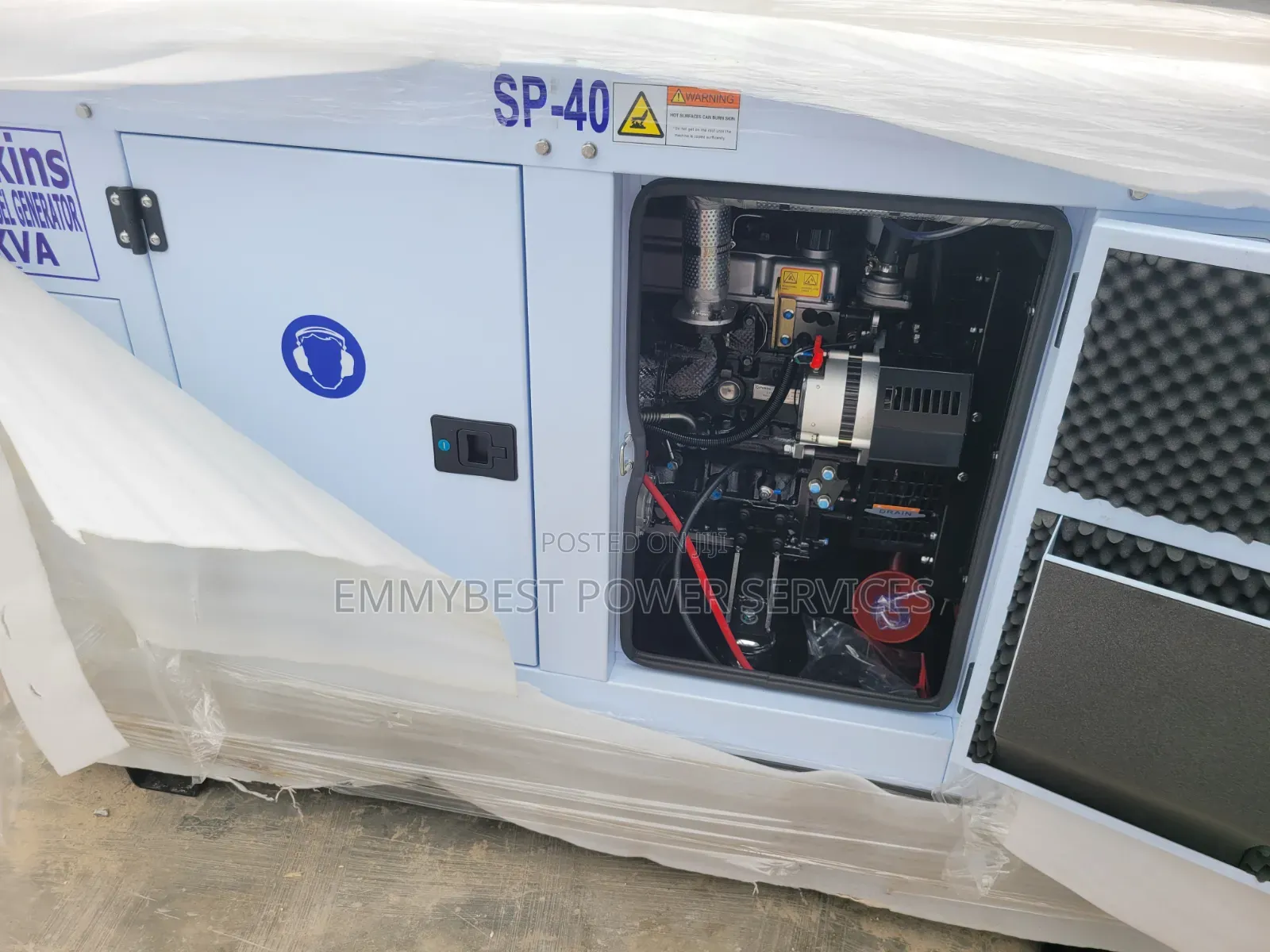 High Capacity 40kva Perkins Soundproof Generator