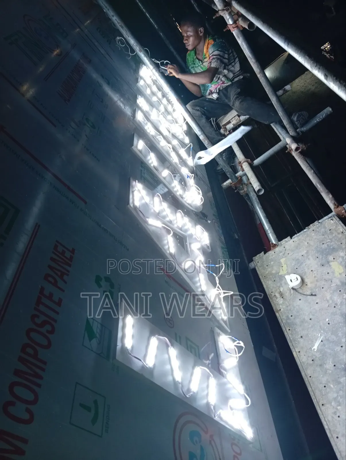 Wall Signage With Light