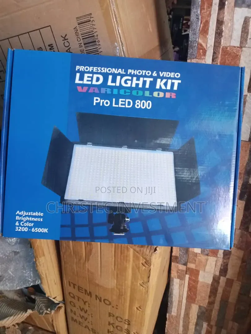 Kit Professional Photo and Video Led Light 800