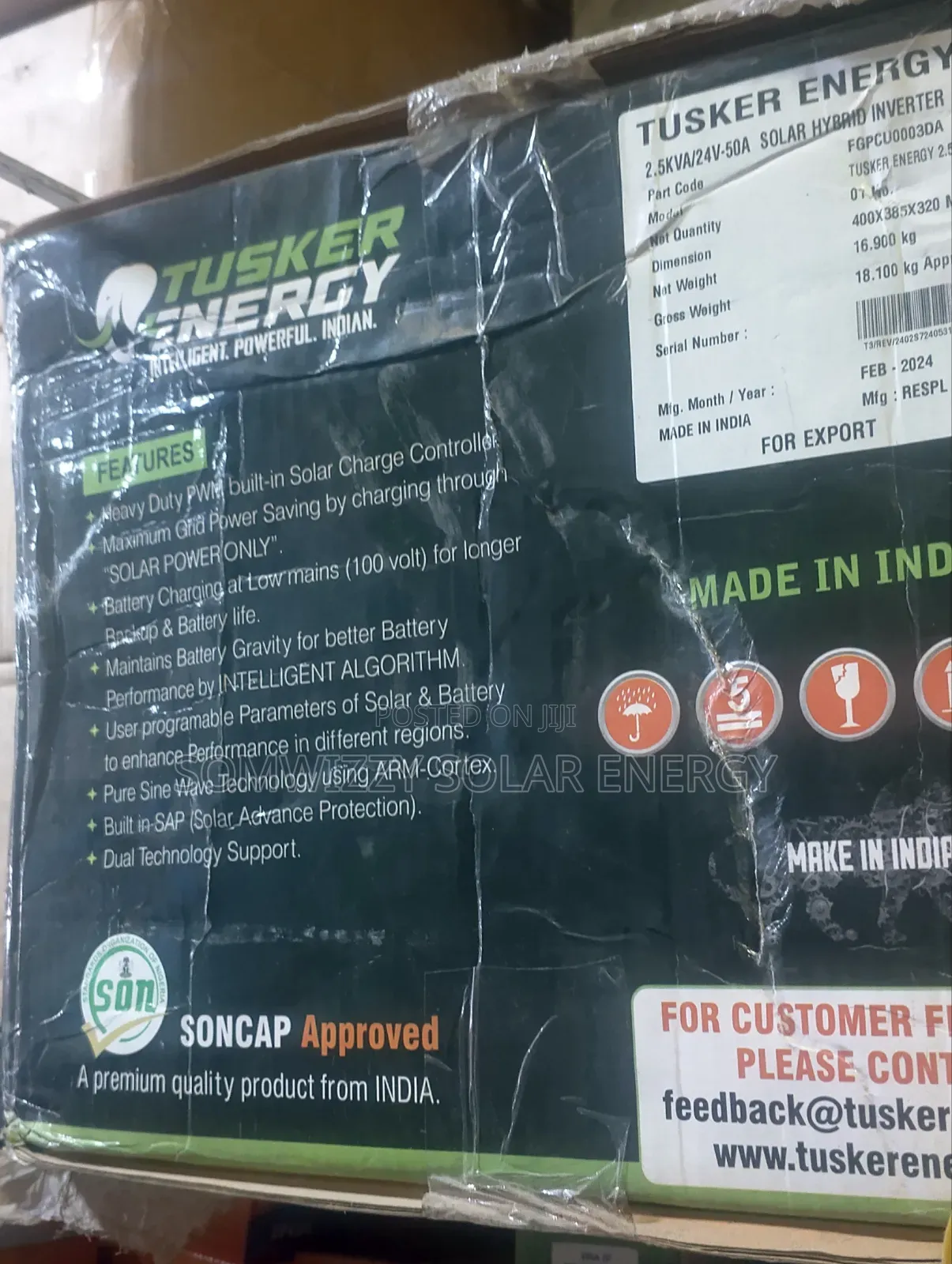 High Quality 2.5kva Hybrid Inverter 24volt