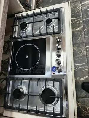 Original Phiima Built-in 4+1 Stainless Steel Gas Electric Cooker Hob