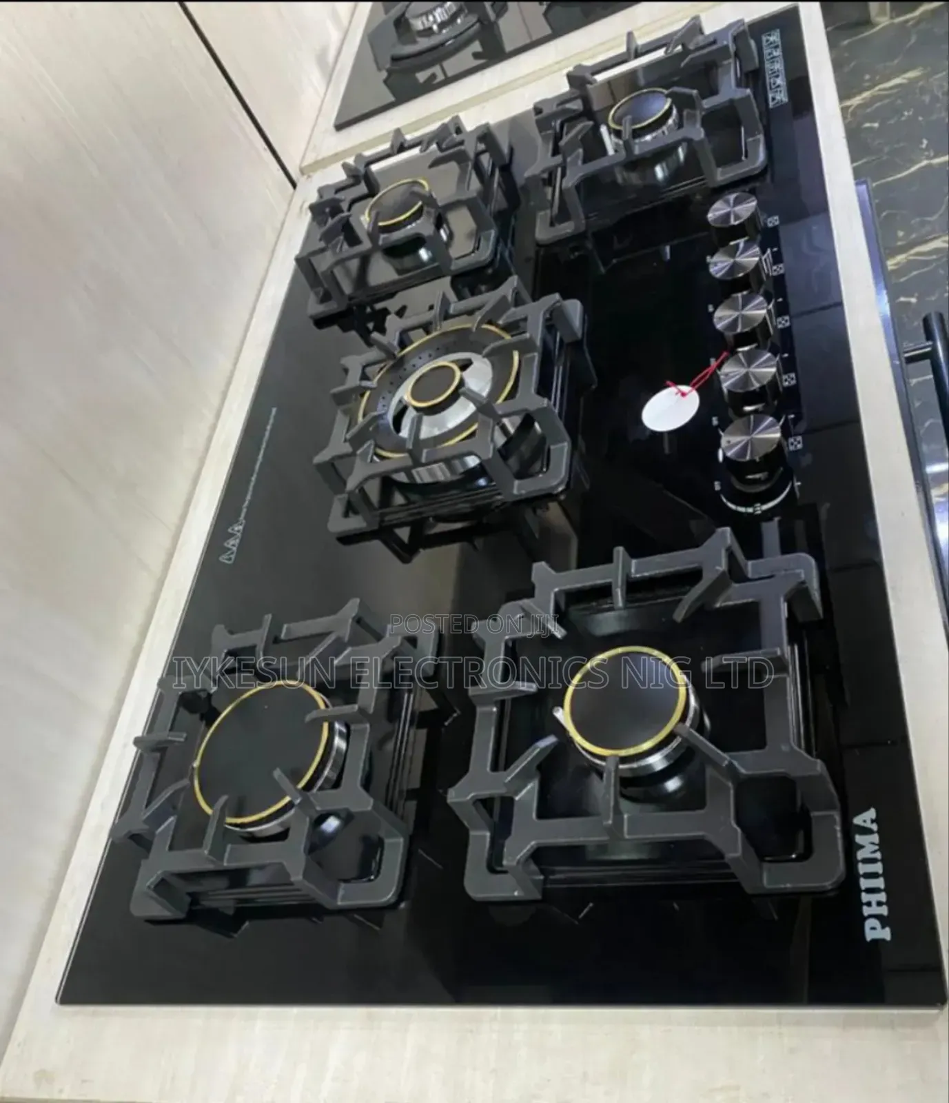 Original Phiima Premium Design Built-in 5 Burners Automatic Gas Cooker