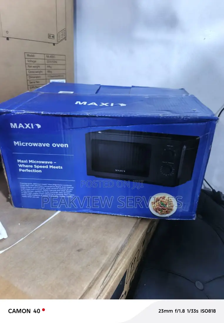 Maxi 20l Microwave White Manual Kitchen Unit