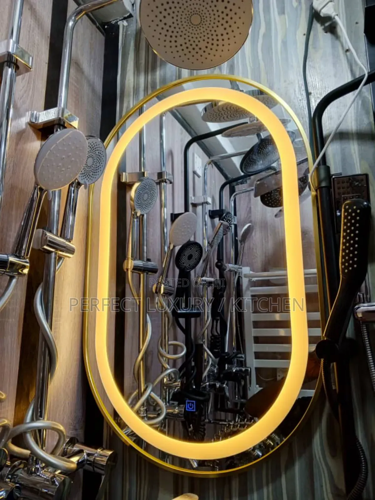 120x60cm 3 Colored Framed Led Lights Mirror