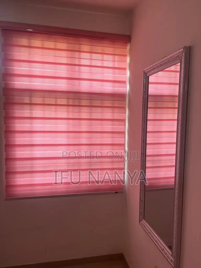 Barely Used Pink Window Blinds