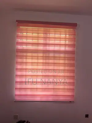 Barely Used Pink Window Blinds