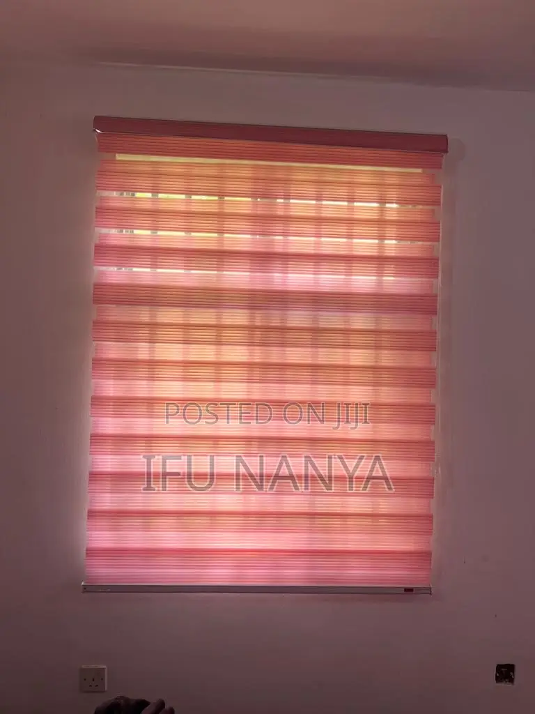 Barely Used Pink Window Blinds